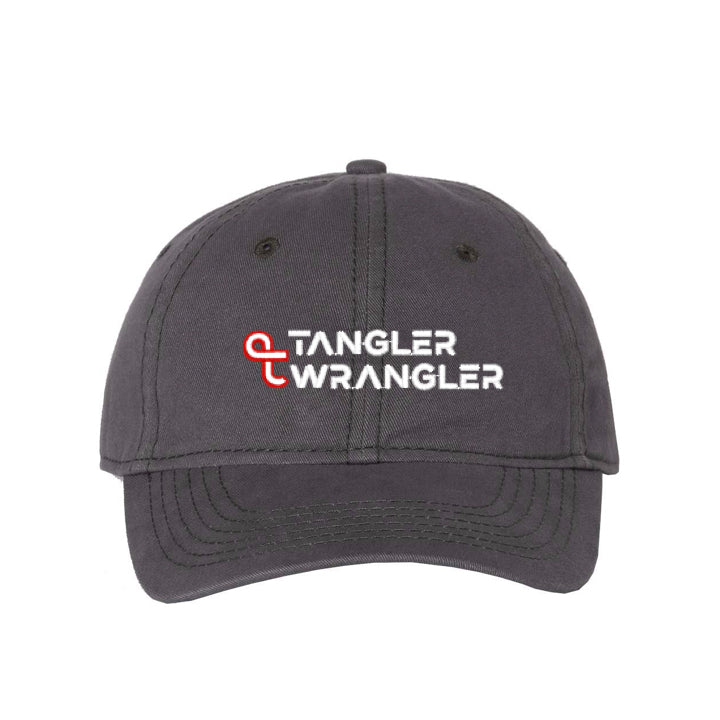 Tangler Wrangler Embroidered Sportsman Hat: Gray